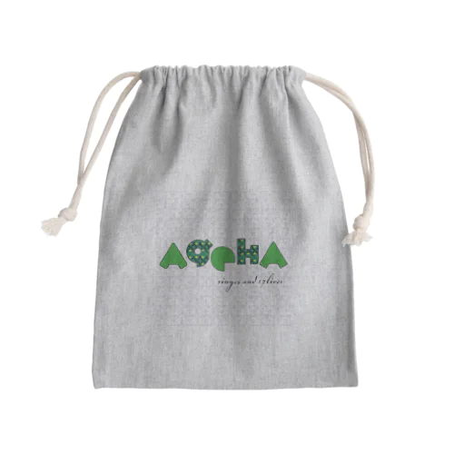 AGEHAオリジナルロゴ Mini Drawstring Bag