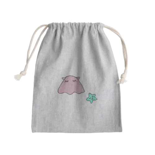 メンダコとヒトデ Mini Drawstring Bag