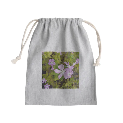 ピンクお花🌸 Mini Drawstring Bag