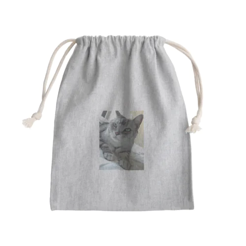 ネコのアクセル Mini Drawstring Bag