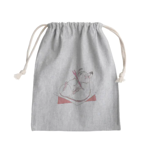 ゆきみちゃん Mini Drawstring Bag