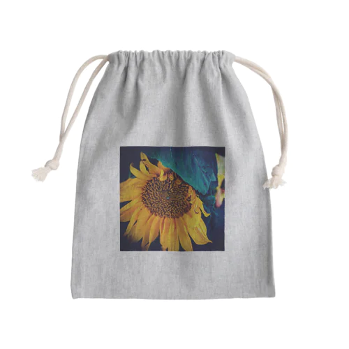 ヒマワリ Mini Drawstring Bag