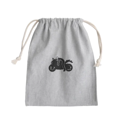 仕事疲れたライダー Mini Drawstring Bag