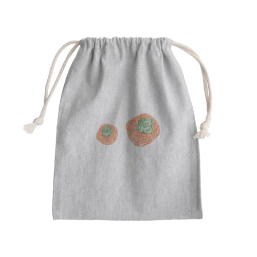 柿は嘉来 Mini Drawstring Bag