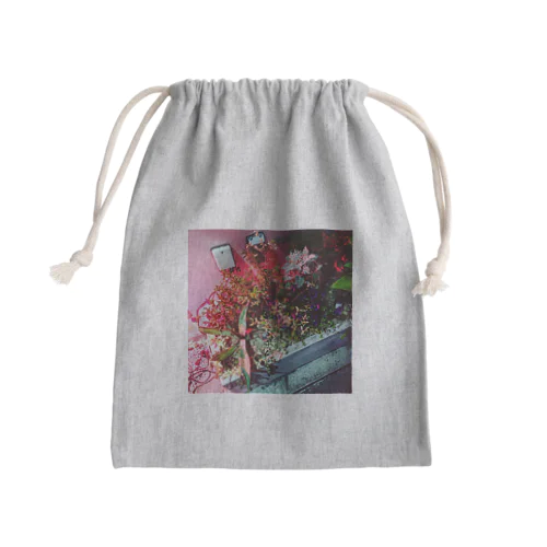 夜道 Mini Drawstring Bag