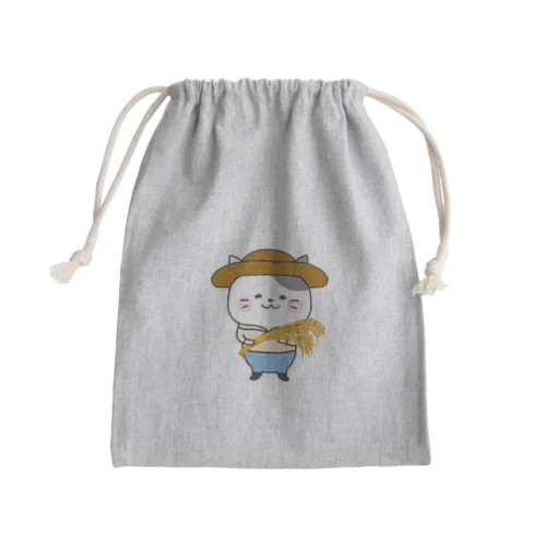 農業猫さん Mini Drawstring Bag