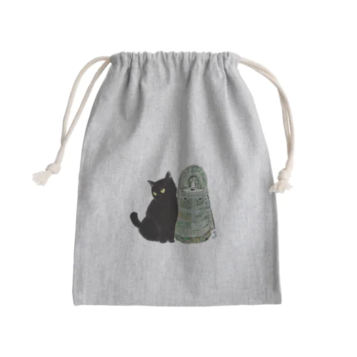 猫銅鐸 Mini Drawstring Bag
