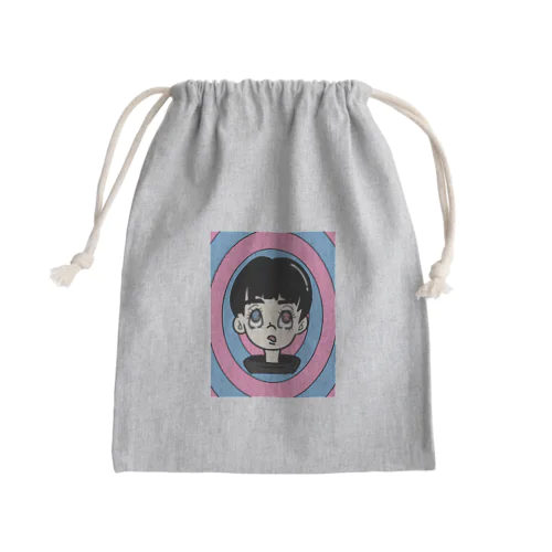 woman and man Mini Drawstring Bag