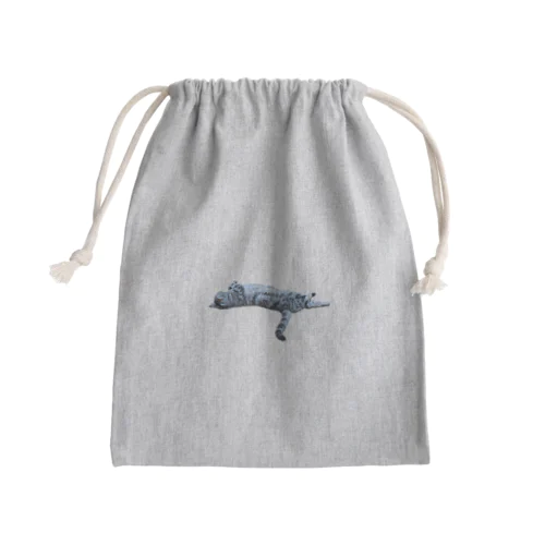 ﾈｺﾁｪﾝ Mini Drawstring Bag