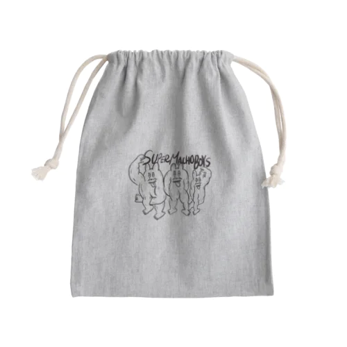 super macho boys Mini Drawstring Bag