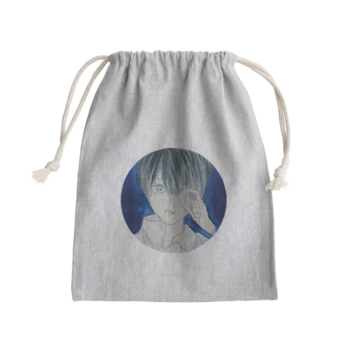 透 Mini Drawstring Bag