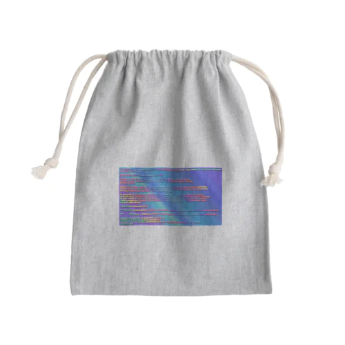 これならコワくなさそう。。。に見える　レインボースクリーン Mini Drawstring Bag