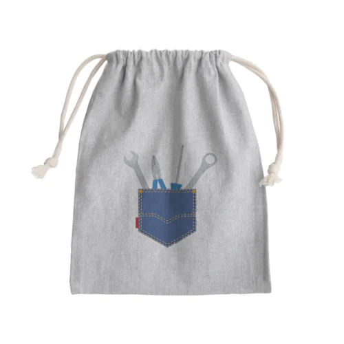  ポケットに入った工具 Mini Drawstring Bag