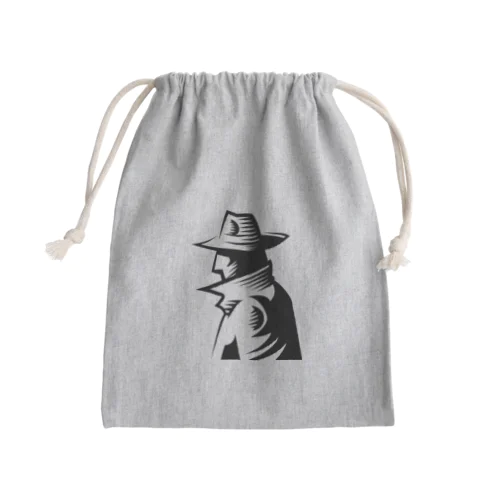 ハードボイルドなタフガイ Mini Drawstring Bag