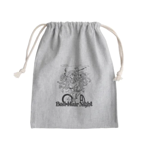 “Bad Hair Night” Mini Drawstring Bag