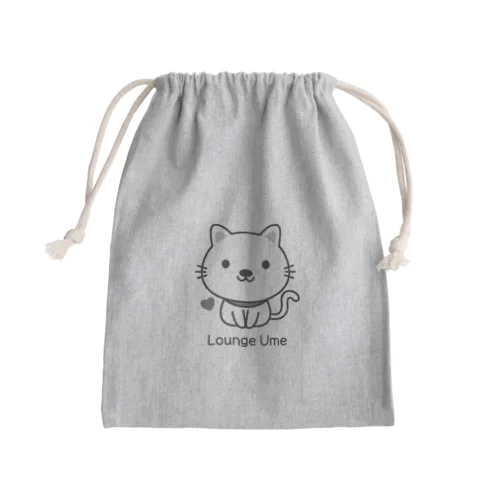 Lounge Ume モノクロ Mini Drawstring Bag