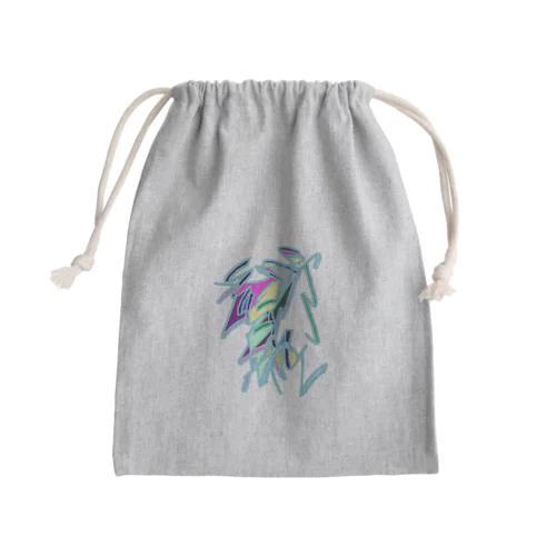 ブルーアーチグラフィック Mini Drawstring Bag