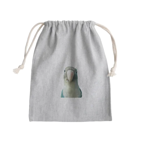 ボタンインコのとぼけ顔 Mini Drawstring Bag