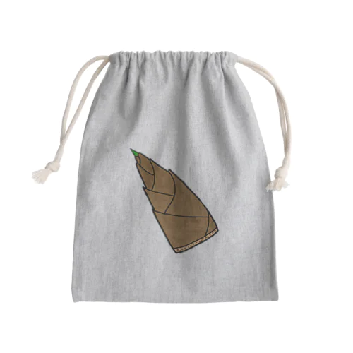 竹の子 Mini Drawstring Bag