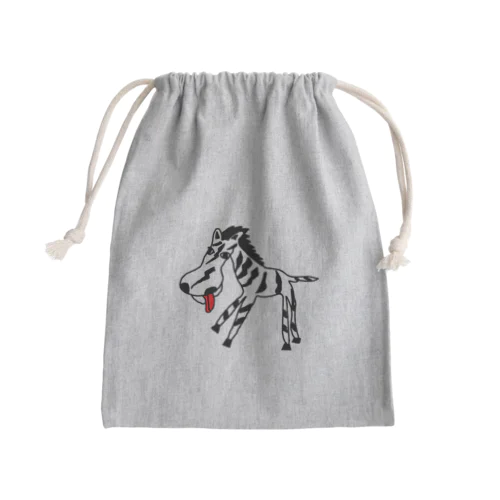 しまうまん Mini Drawstring Bag