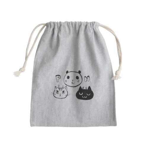 パンニャン　さんだんご Mini Drawstring Bag