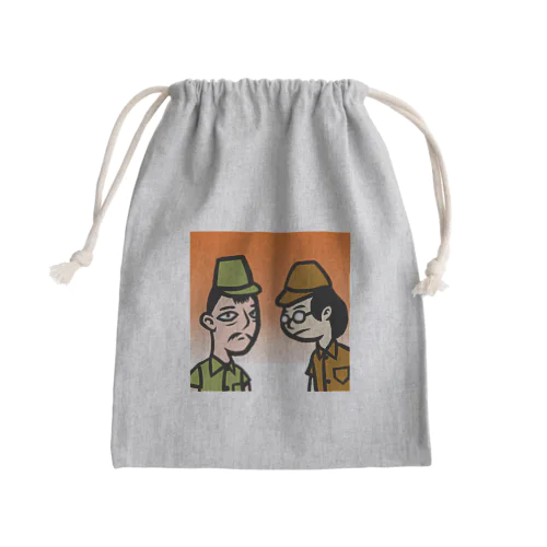 日本兵の夕暮れ Mini Drawstring Bag