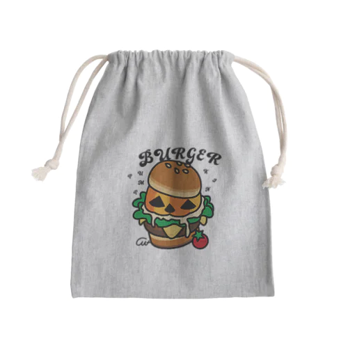 バーガー Mini Drawstring Bag