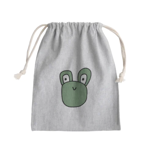 🐸みどりのかえる Mini Drawstring Bag