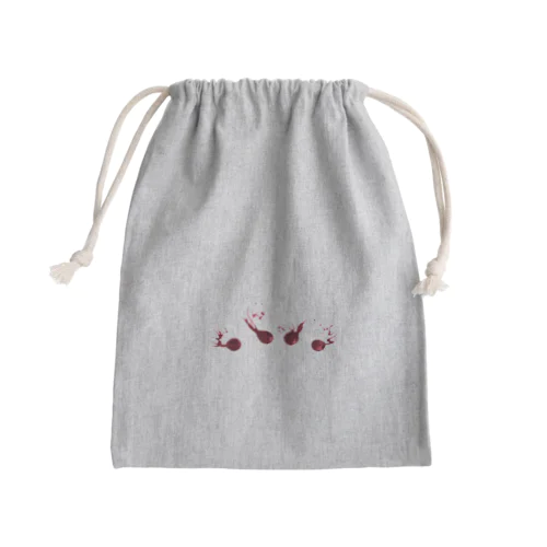 赤玉 Mini Drawstring Bag