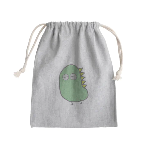 恐竜のパパスキーくん Mini Drawstring Bag