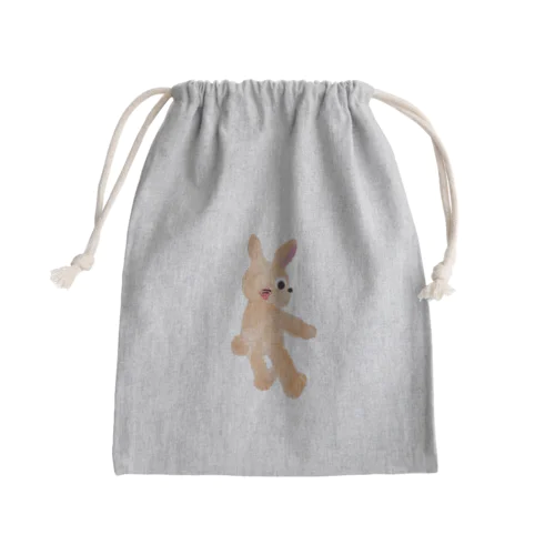 甘えんぼウサギ【ゆめかわアニマル】 Mini Drawstring Bag