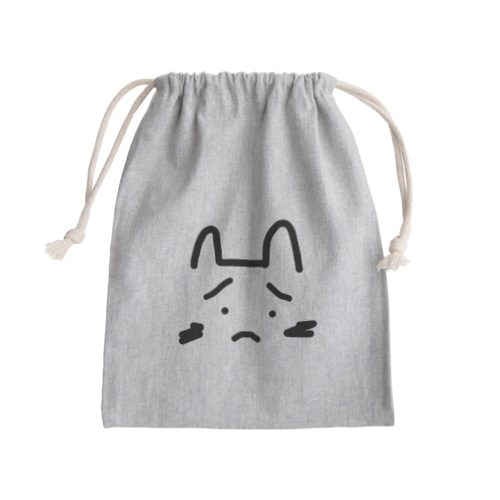 猫のゴータロー（困り顔） Mini Drawstring Bag