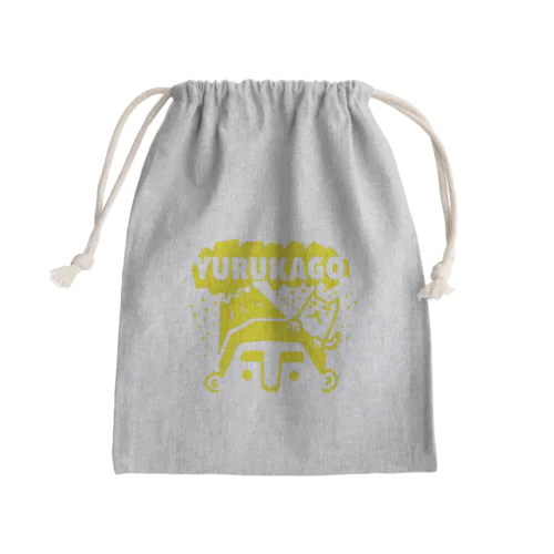 ゆるかご Mini Drawstring Bag