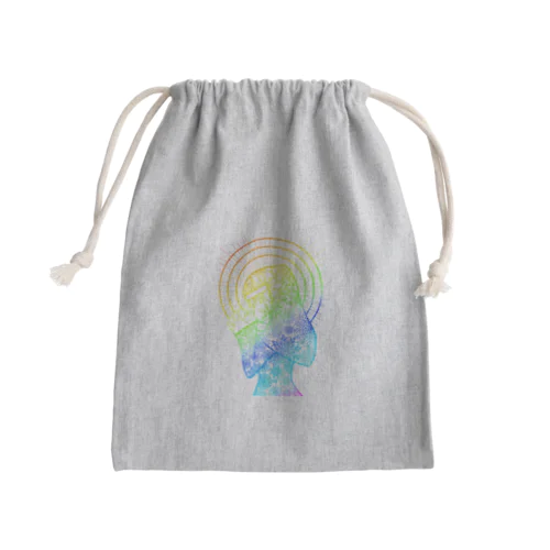 SisterOfFlowerFlame Mini Drawstring Bag