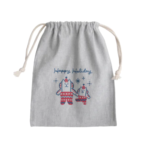 ノルディックにゃんすけ Mini Drawstring Bag