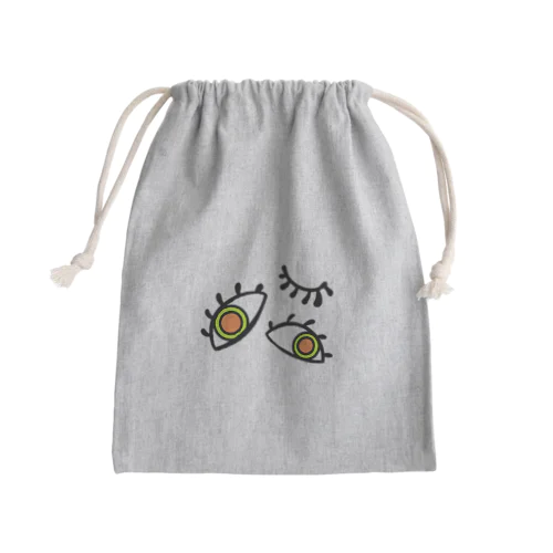 メメメ Mini Drawstring Bag