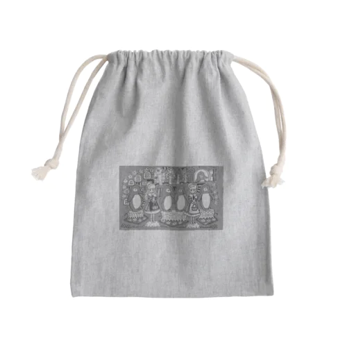 鉛筆ちゃん公式グッズ Mini Drawstring Bag