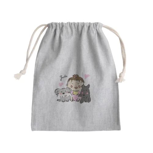 ゆりえ Mini Drawstring Bag