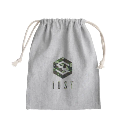 IOST 【迷彩ロゴ】シリーズ Mini Drawstring Bag