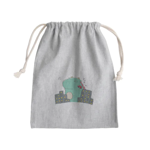 侵略たつくん Mini Drawstring Bag