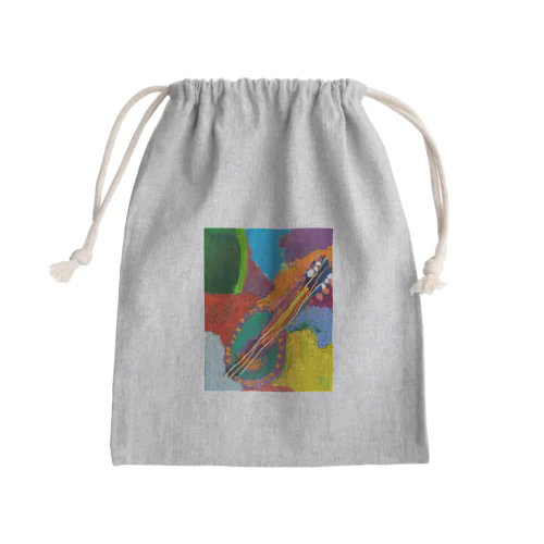 Oil art  Mini Drawstring Bag