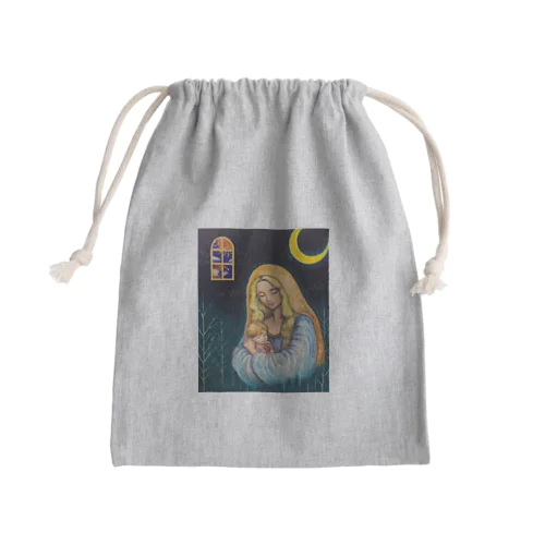 madonna&child Mini Drawstring Bag