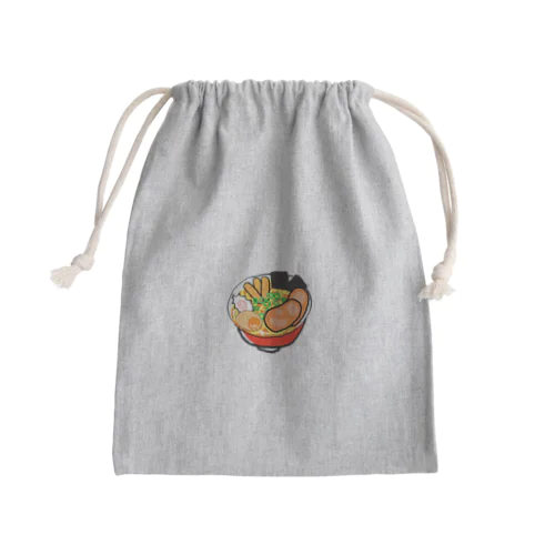 醤油ラーメン Mini Drawstring Bag