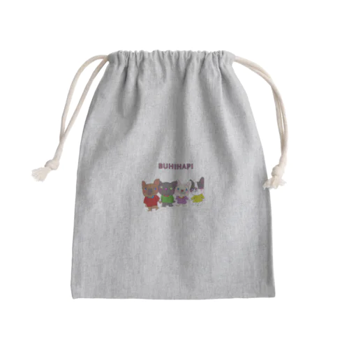 BUHIHAPI FRIENDS Mini Drawstring Bag