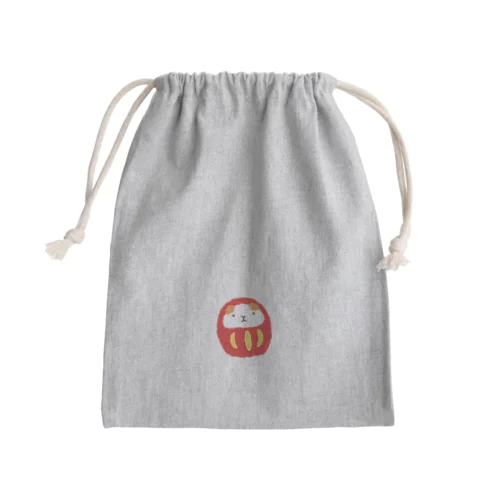 だるまもる Mini Drawstring Bag