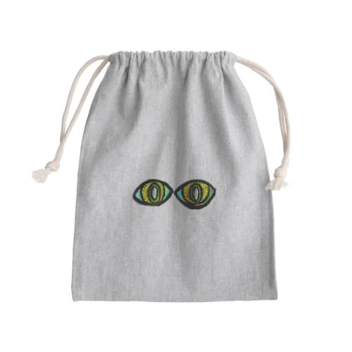 猫目の真実 Mini Drawstring Bag