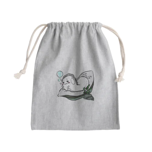 お牡蠣ちゃん Mini Drawstring Bag