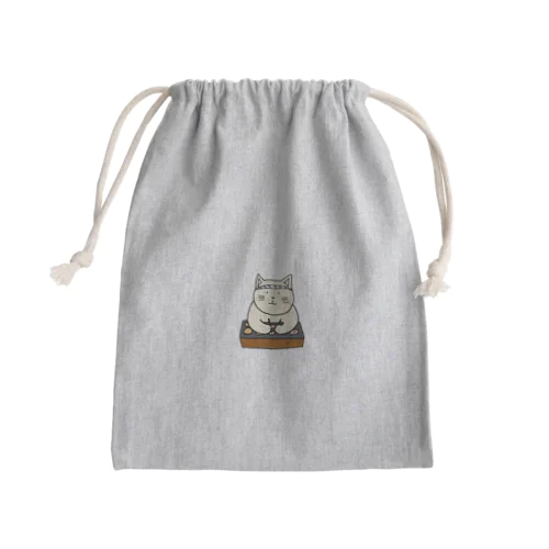 たこ焼き屋さんねこ Mini Drawstring Bag