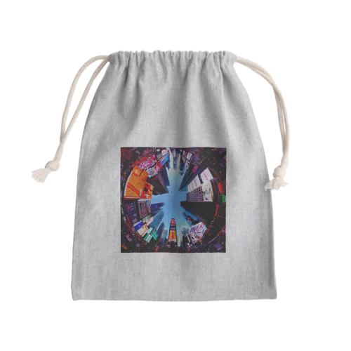 世界一周旅ニューヨーク編 Mini Drawstring Bag