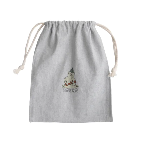 サウナ/SAUNA Mini Drawstring Bag